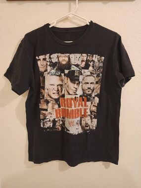 WWE Black Royal Rumble Collage Graphic Tee - Men's